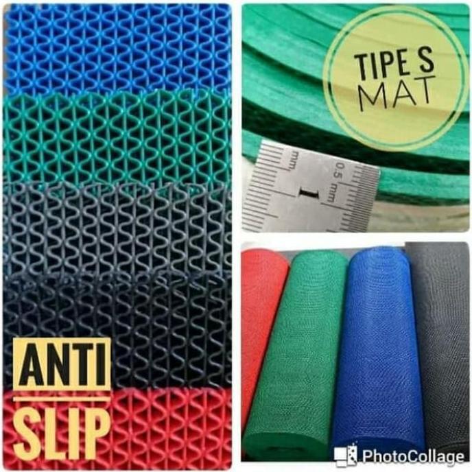 Karet Keset/karet anti slip lebar 120 cm warna roll