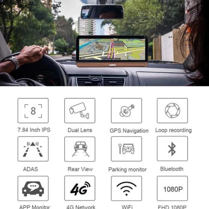GPS Navigator Android Dash Board 4G Adas Car