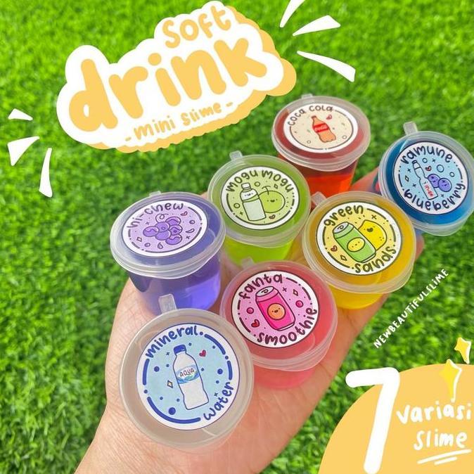 DRINK MINI SLIME SET ORIGINAL SLIME BY NEWBEAUTIFULSLIME