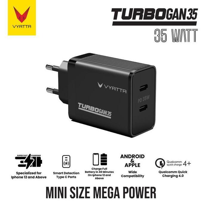 VYATTA TURBO GAN 35W FAST CHARGER PD TYPE C