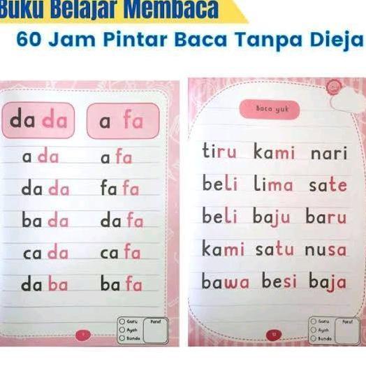 Panhang65 - Buku 60 Jam Pintar Baca Tanpa Dieja - Yuliani Yusuf