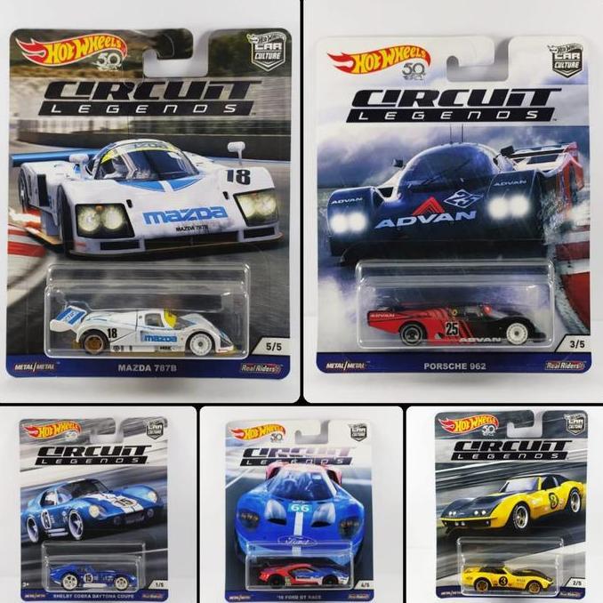 margaretacv / Circuit Legends Car Culture Mazda 787B Porsche 962 '69 Copo Corvette Shelby Cobra Dayt