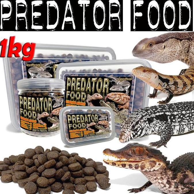 Hijabar_frea - 1KG PELET DIET MAKANAN REPTILE PREDATOR FOOD PAKAN TEGU KURA AST CST CAIMAN PELLET VA