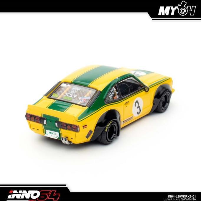 cv.danendra / IN64-LBWKRX3-01 Inno64 LBWK Mazda RX3 Savana #3 - IN64-R35NSE-STGR Inno64 GTR R35 Nism