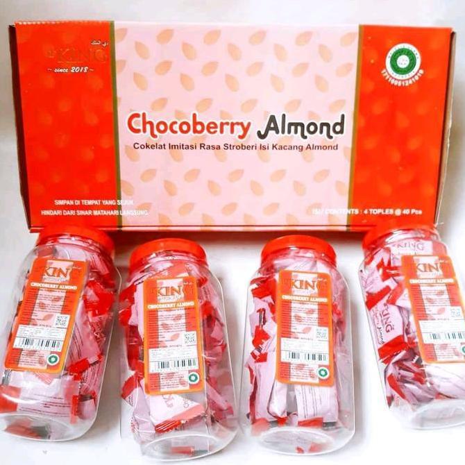 d'king choco bery Chocolate Amond Snacks Food