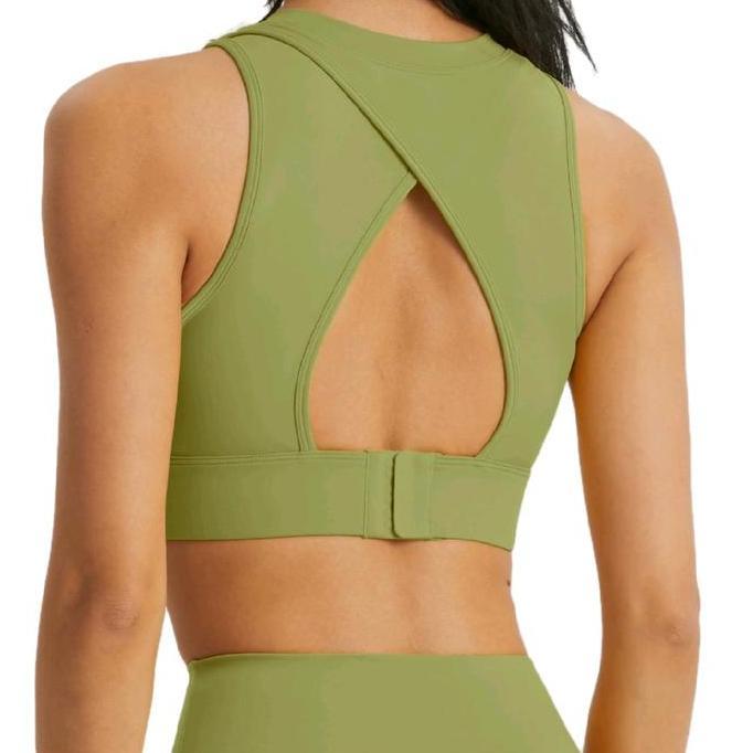 GISSELE SPORT BRA - Bra Olahraga Gym Workout Yoga Sport Bra Lycra Wireless