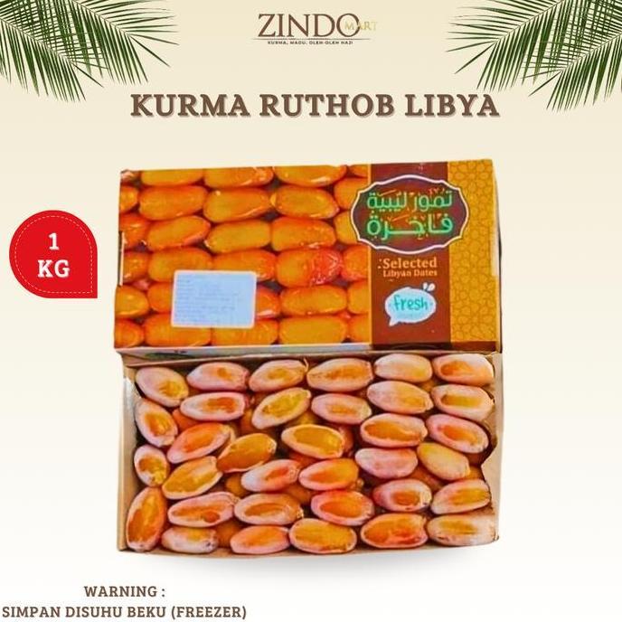 KURMA RUTHOB LIBYA 1KG / KURMA MUDA PREMIUM FRESH / KURMA BASAH SS