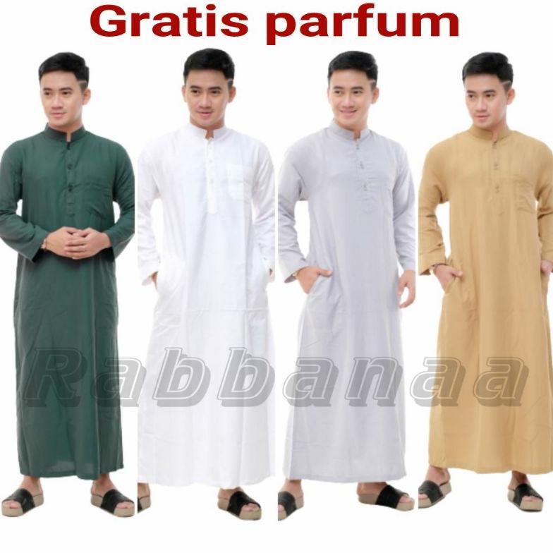 PREMIUM [COD] GAMIS PRIA JUBAH PRIA JUBAH GAMIS PRIA MODEL JUBAH POLOS