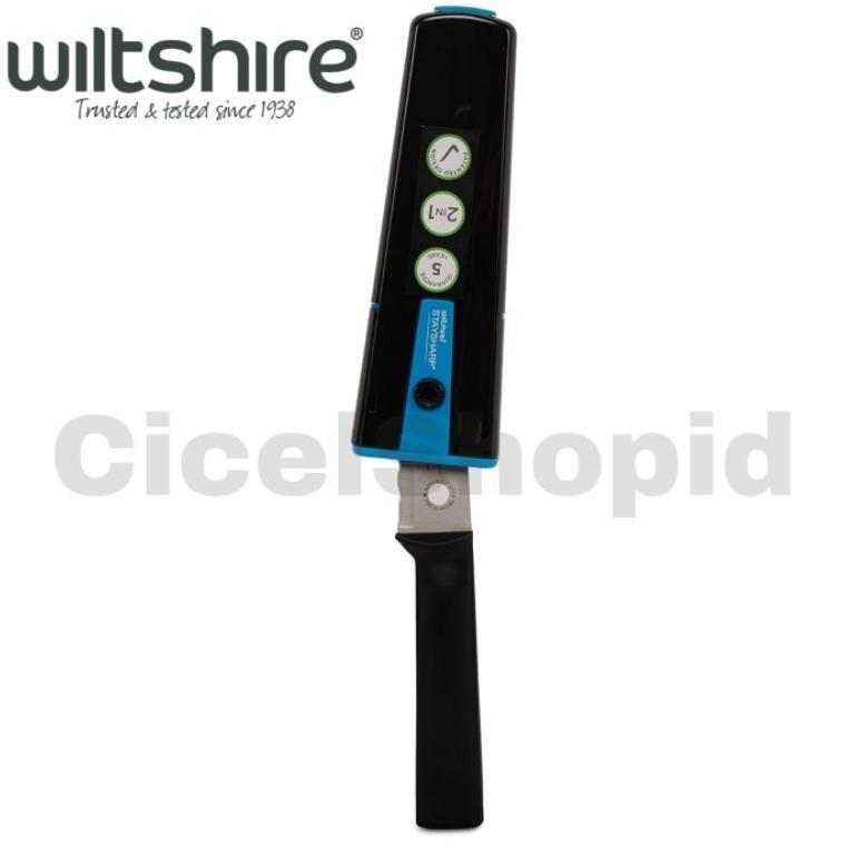 Wiltshire 15 Cm Stay Sharp Pisau Dapur Piknik Outdoor Serbaguna dengan Sarung Pengasah Made in Austr