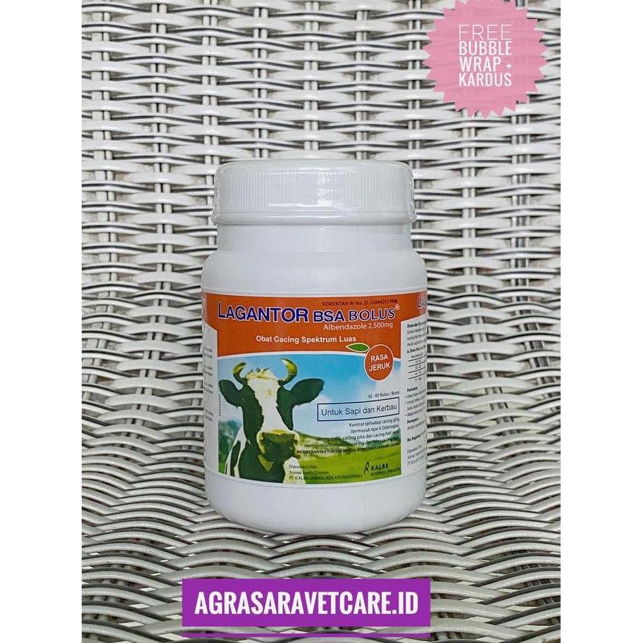 LAGANTOR BSA BOLUS ISI 40 BOLUS - AMPUH SEPERTI ALBENOL 2500 BOLUS