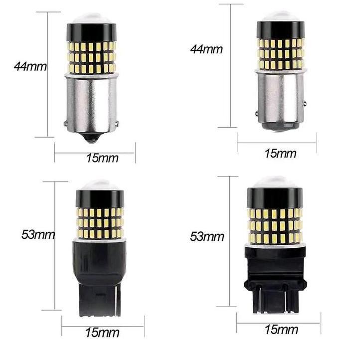 Lampu LED 1157 BAY15D Lampu rem mobil motor 54smd 4014