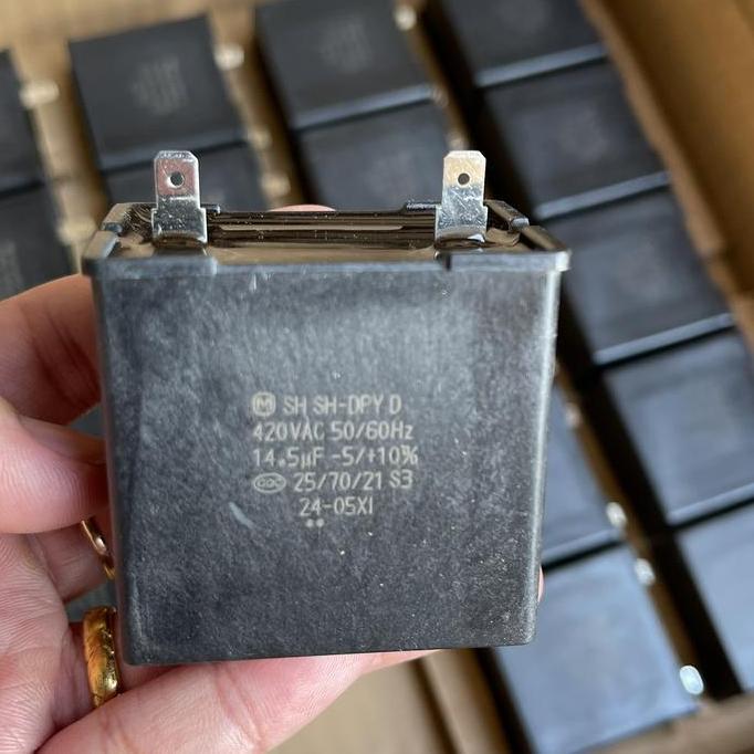 CAPASITOR / KAPASITOR MESIN CUCI SHARP 14,5UF ORIGINAL ALS27