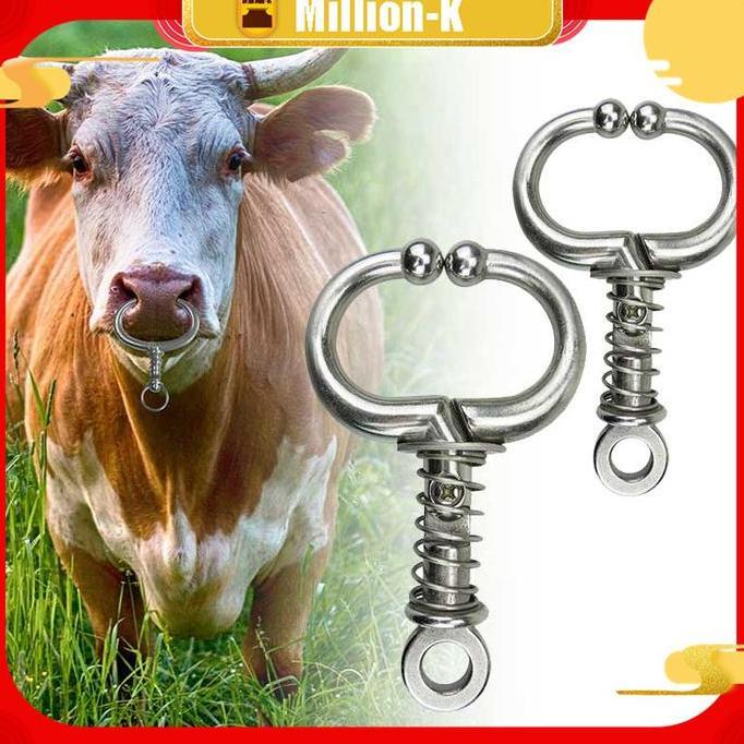 Penjepit Hidung Sapi Peternakan Sapi Besar Hidung Stainless Steel