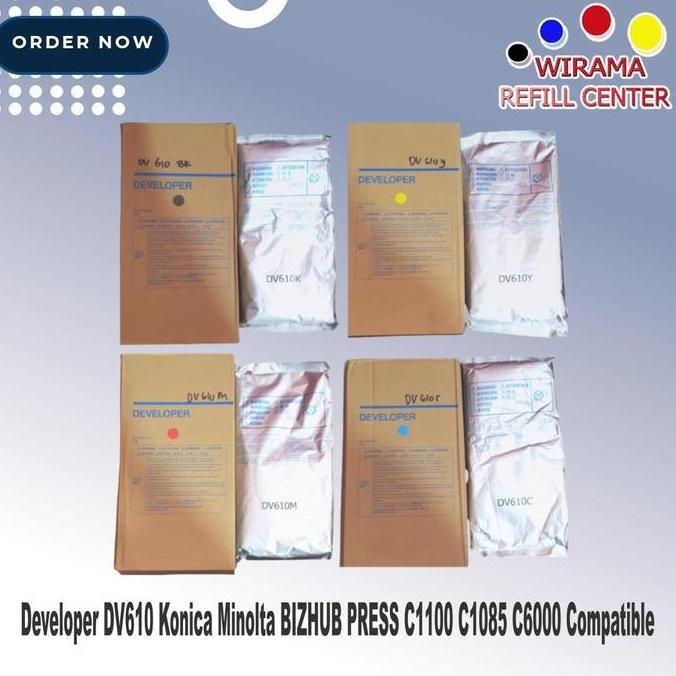 Developer DV610 Konica Minolta BIZHUB PRESS C1100 C1085 Compatible