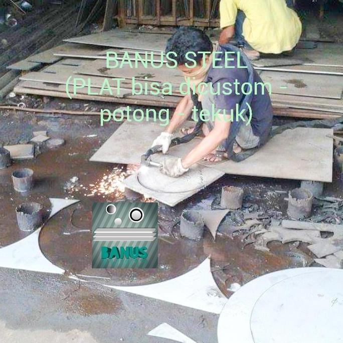 Plat stainless 304 12 mm / plat stainless sus 304 tebal 12 mm