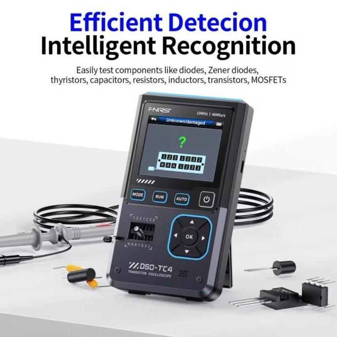FNIRSI DSO-TC2 DSO-TC3 DSO-TC4 Upgrade 3 in 1 Digital Oscilloscope 10MHz 48Ms/s Transistor Tester El