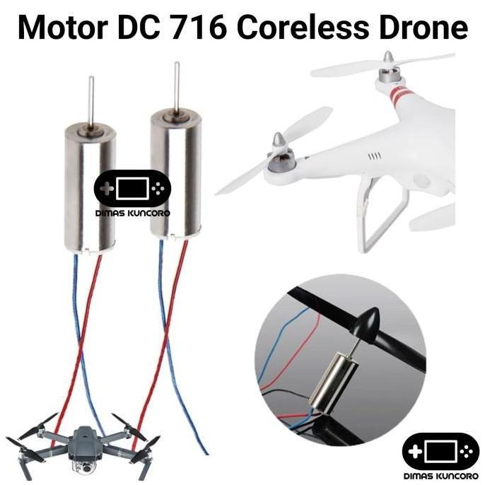 Motor DC 716 Coreless Drone dinamo mini coreless baling baling