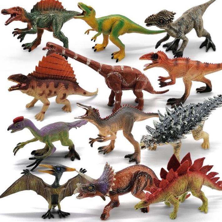 Favorit Mainan Anak Dinosaurus Action Figure Dinosaur Karet Dino Trex