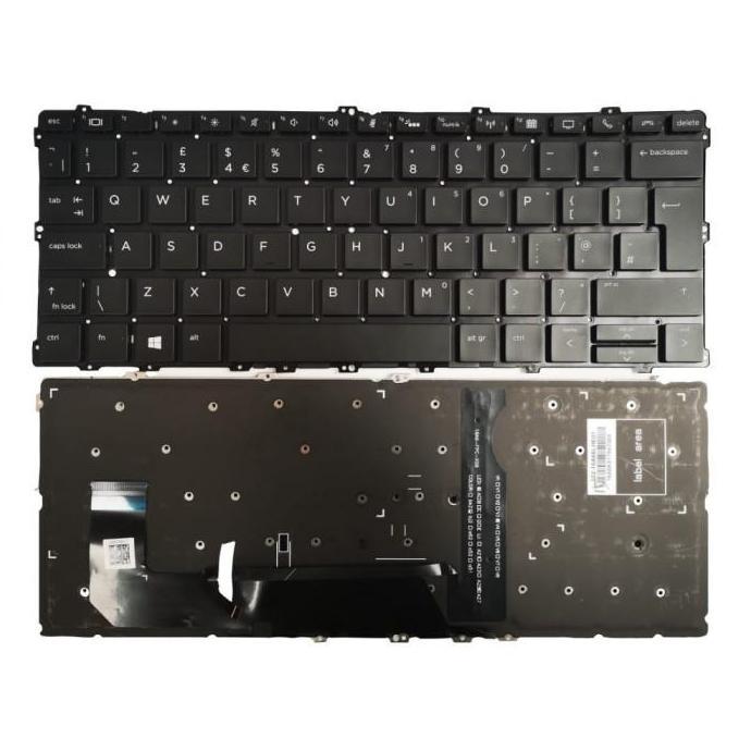 Keyboard Hp Elitebook X360 1030 G2 1030 G3 Lampu