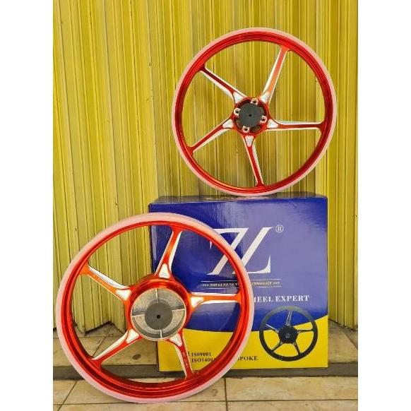 Terlaris Tesedia Velg  Ring 17 , Cnc Velg Untuk Jupiter Z,17 Inch Wheel Rim Velg  Full Set Similar V
