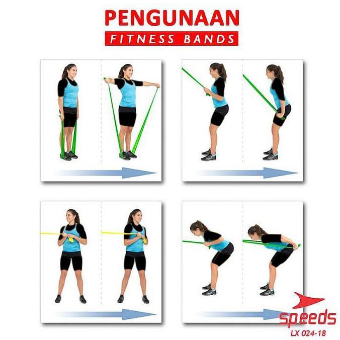 SPEEDS Fitness Band Resistance Band Pull Up Karet Fitness Karet Pull Up  024-18 Alat Olahraga