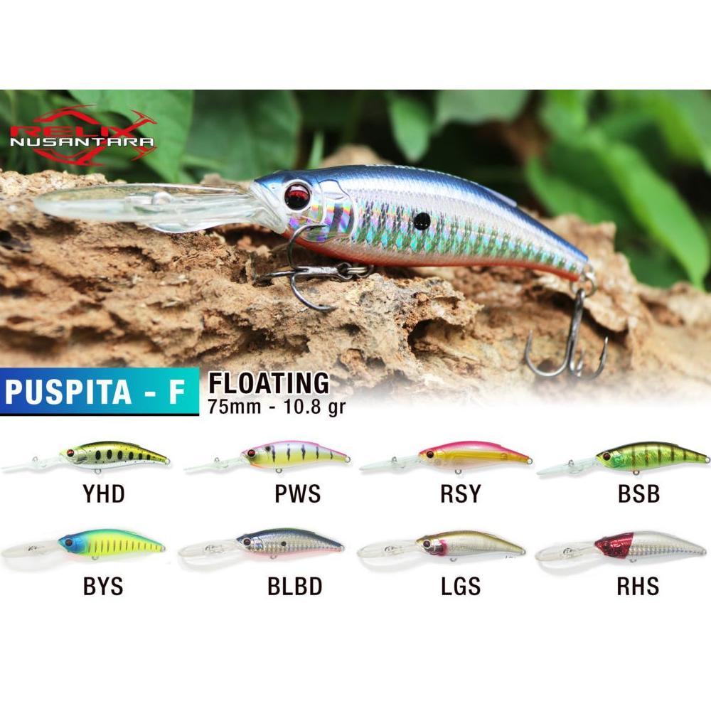 Umpan Pancing Minnow Puspita Relix Nusantara Lure Floating