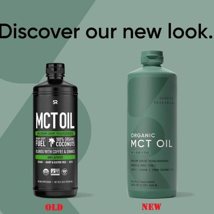 Sports Research, Mct Oil, Unflavored, 16 Fl Oz (473 Ml)