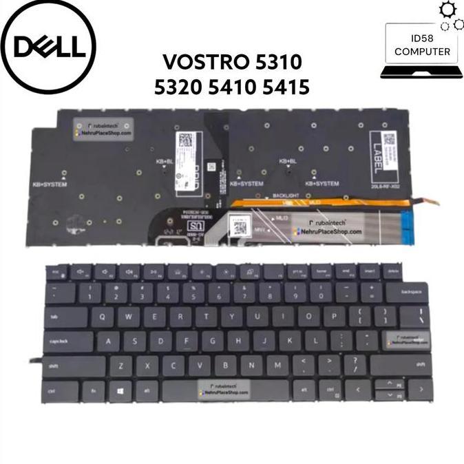 Keyboard Dell Vostro 5310 5320 5410 5415 Backlight