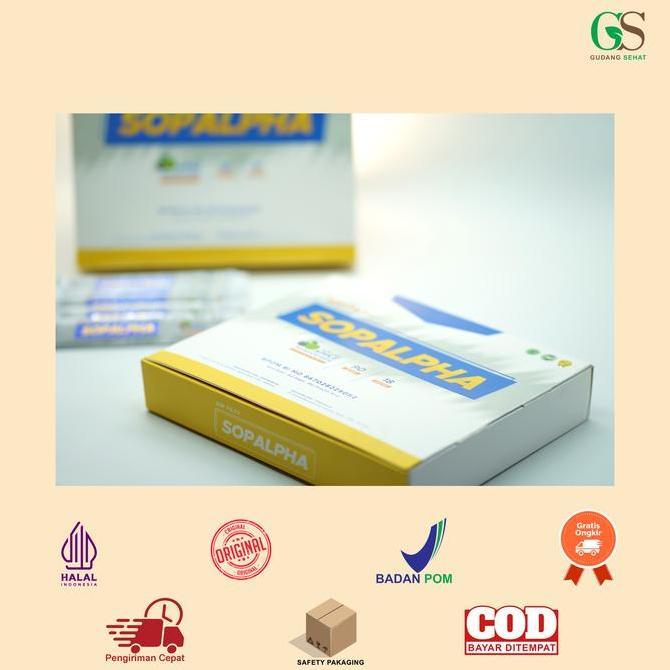 Manado Sopalpha 1 Box 18 Sachet Original Bpom Halal