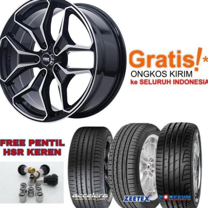 Terlaris Paket Velg Mobil Hrv Ring 18 Dan Ban ( 1 Set )
