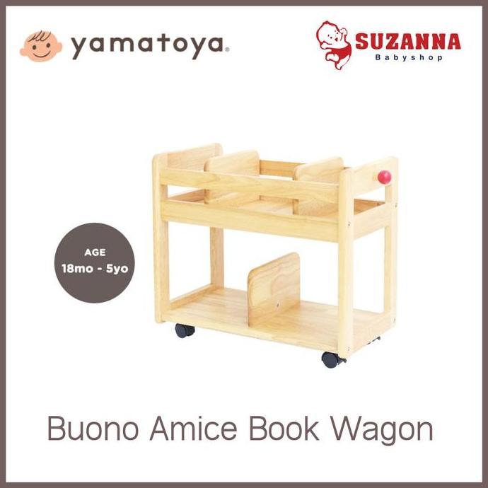 Yamatoya Buono Amice Book Wagon - Rak Buku Anak