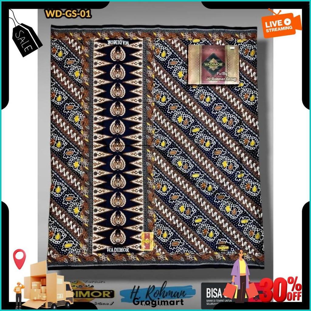 Wadimor Master Batik | Wadimor Mercerized Master Quality Motif Batik Gus | Sarung Tenun Pria Motif B