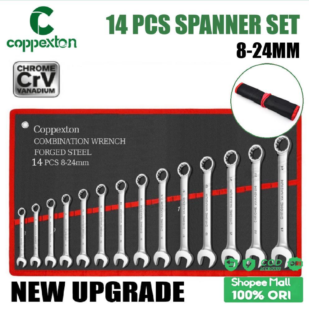 Premium Coppexton Tool Superman Kunci Ring Pas Set 14 Pcs 8-24Mm Kunci Pas Harga Murah Barang Berkua