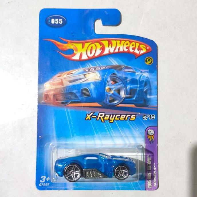 HOTWHEELS HOT WHEELS HORSEPLAY BIRU 2005 FIRST EDITIONS X RAYCERS BASE BESI FUN99