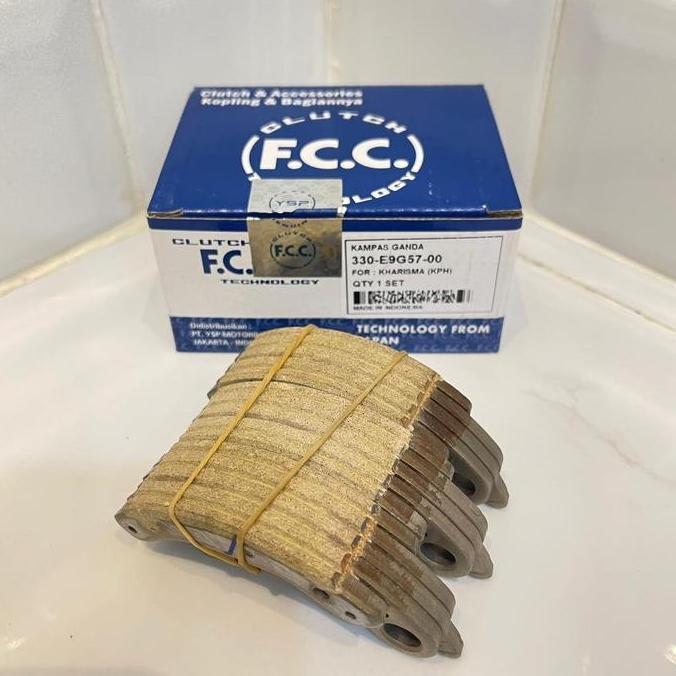 Fcc-Ak14 Kampas Ganda Kotak (Kph) Karisma / Supra X 125 / Asli OriginalFcc / Kampas Ganda