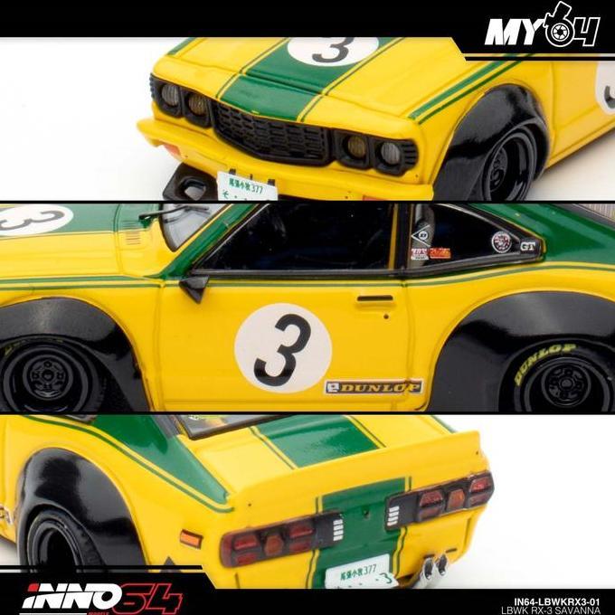 IN64-LBWKRX3-01 Inno64 LBWK Mazda RX3 Savana #3 - IN64-R35NSE-STGR Inno64 GTR R35 Nismo SPecial Edit