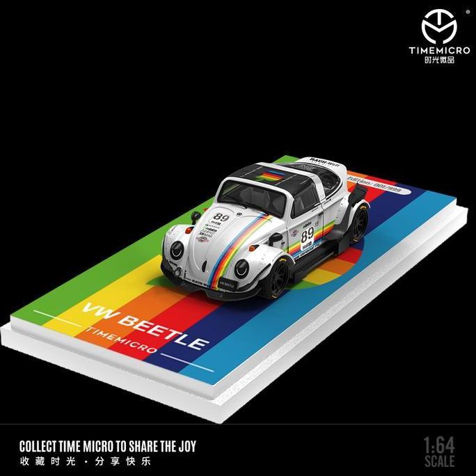 Time Micro 1:64 RWB VW Volkswagen Beetle Apple #89 White