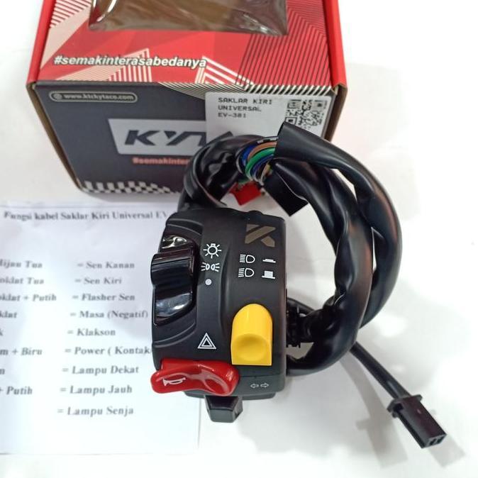 nawangsar / saklar kiri ktc kytaco ev-381 universal/ saklar kiri hazard ktc kytaco Diskon