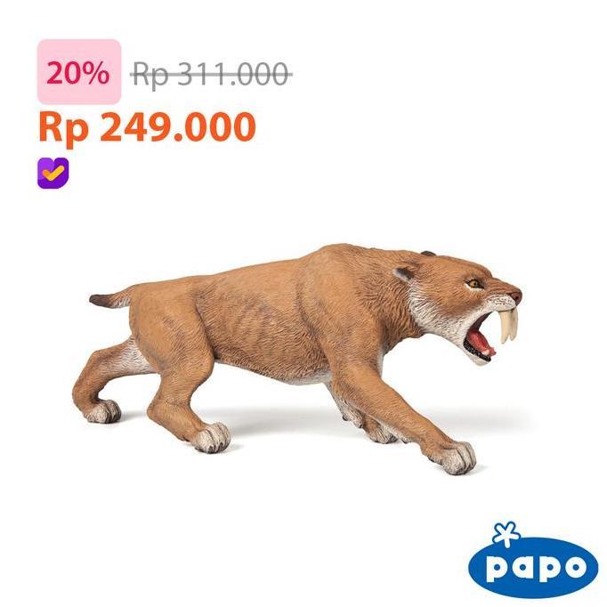 Papo 55022 - Smilodon - Dinosaur Model