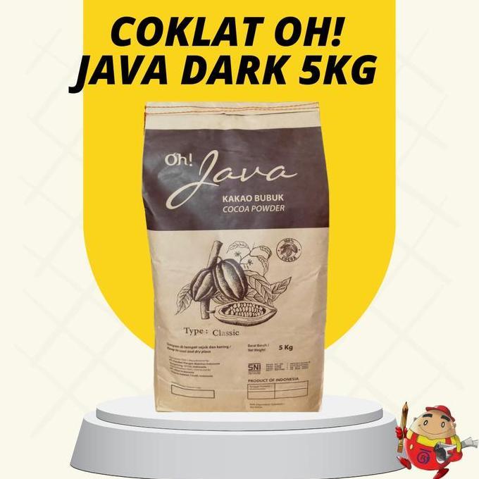 Cokelat Bubuk / Dark Cocoa Powder / Dark Chocolate Oh Java 5kg Susu