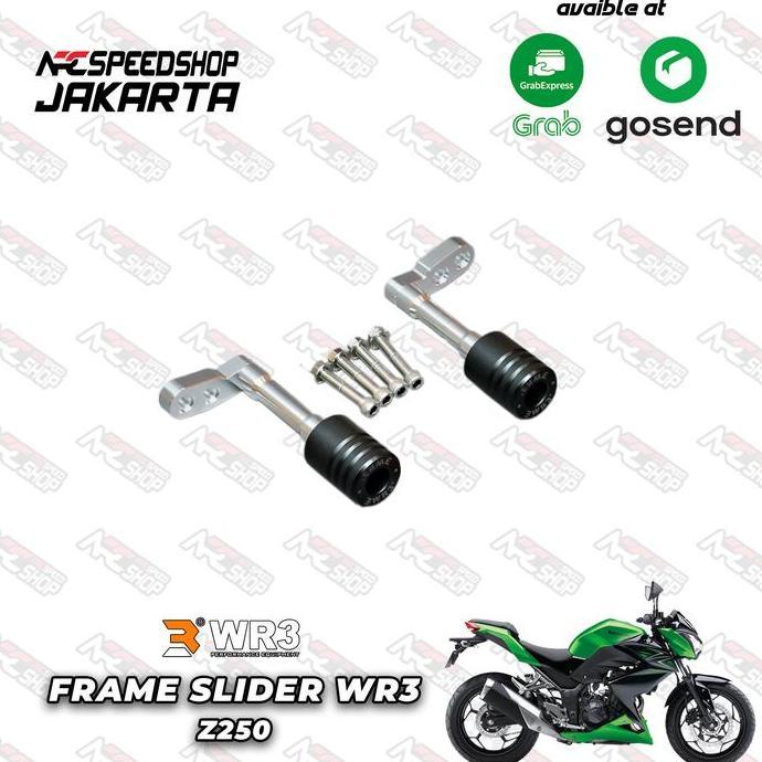 periperwy / FrameSlider WR3 Kawasaki Z250 Frame Slider Fairing Z250 Diskon