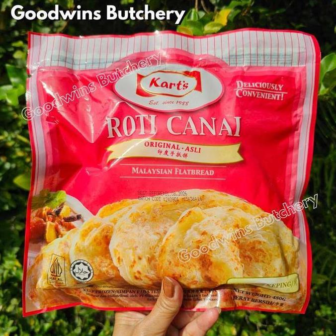 Cibo- Kart'S Roti Paratha & Canai Malaysia Karts Frozen Puff Pastry Flat Bread
