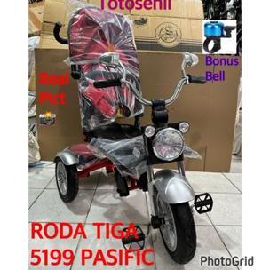 Terlaris Sepeda Anak Roda Tiga Pacific 5199 Tricycle Pacific Pc-5199 Roda 3