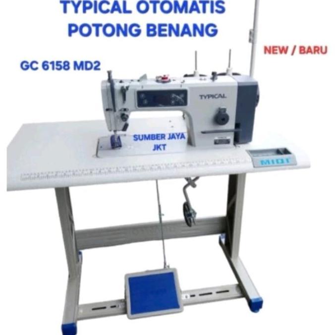 Terlaris Mesin Jahit Typical Md2 New/Baru Otomatis Potong Benang
