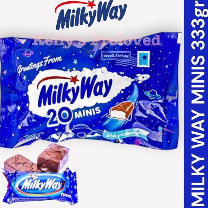MILKY WAY MINIS CHOCOLATE BAR 333 GR | COKLAT MILKYWAY TRAVEL EDITION