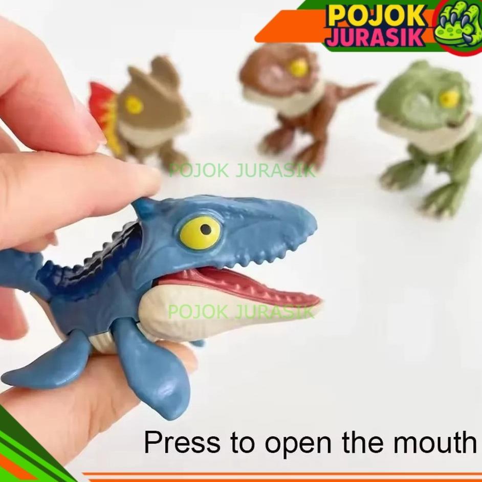 EXCLUSIVE MAINAN FIGURE DINOSAURUS MOSASAURUS  SNAP SQUAD DINO DINOSAUR PAJANGAN