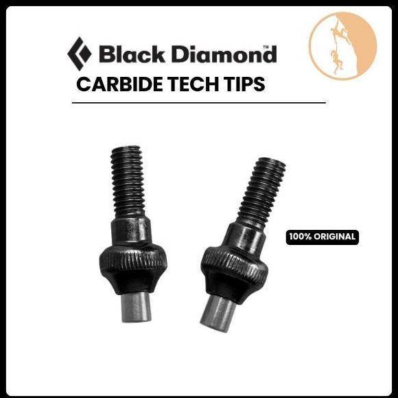 Black Diamond Carbide Tech Tips Ujung Trekking Pole Anti Slip
