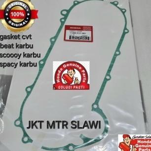 11395-KVY-901 GASKET L COVER, GASKET BAK CVT, GASKET CVT,  HONDA BEAT F1 2013-2014, BEAT KARBU, SCOO