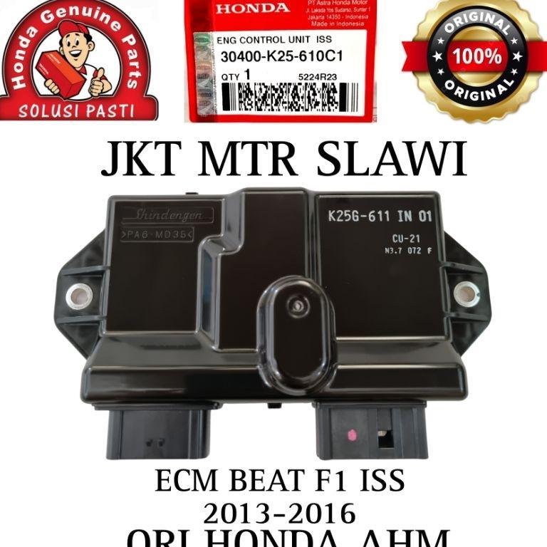 30400-K25-610C1 ECU, ECM, CDI BEAT F1, SCOOPY F1 2013-2016 ISS IDLING STOP, ASLI HONDA AHM, ORI HOND
