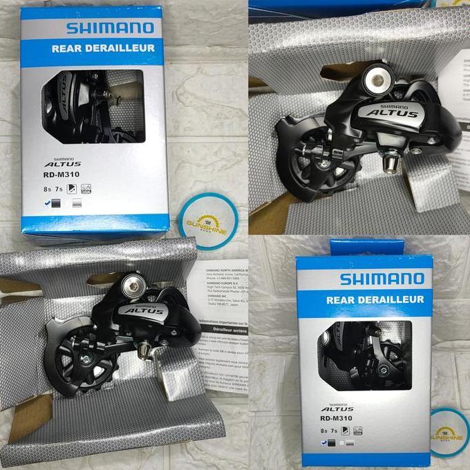 RD Rear Derailleur 7 8 Speed SHIMANO ALTUS RD-M310 Sepeda Lipat Seli Folding Bike MTB Roadbike
